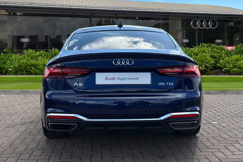 Audi A5 S Line 35 Tdi 163 Ps S Tronic YD73CDN Blue #4