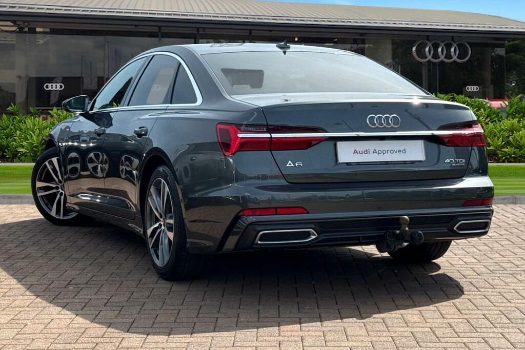 Audi A6 Saloon S Line 40 Tdi Quattro 204 Ps S Tronic KK23TKU Grey #2