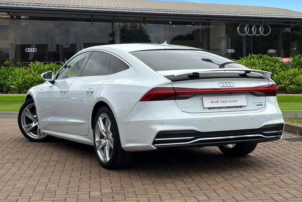 Audi A7 S Line 40 Tdi Quattro 204 Ps S Tronic White #2