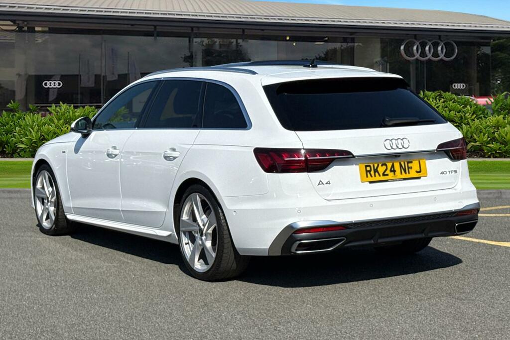 Audi A4 Avant Avant S Line 40 Tfsi 204 Ps S Tronic RK24NFJ White #2