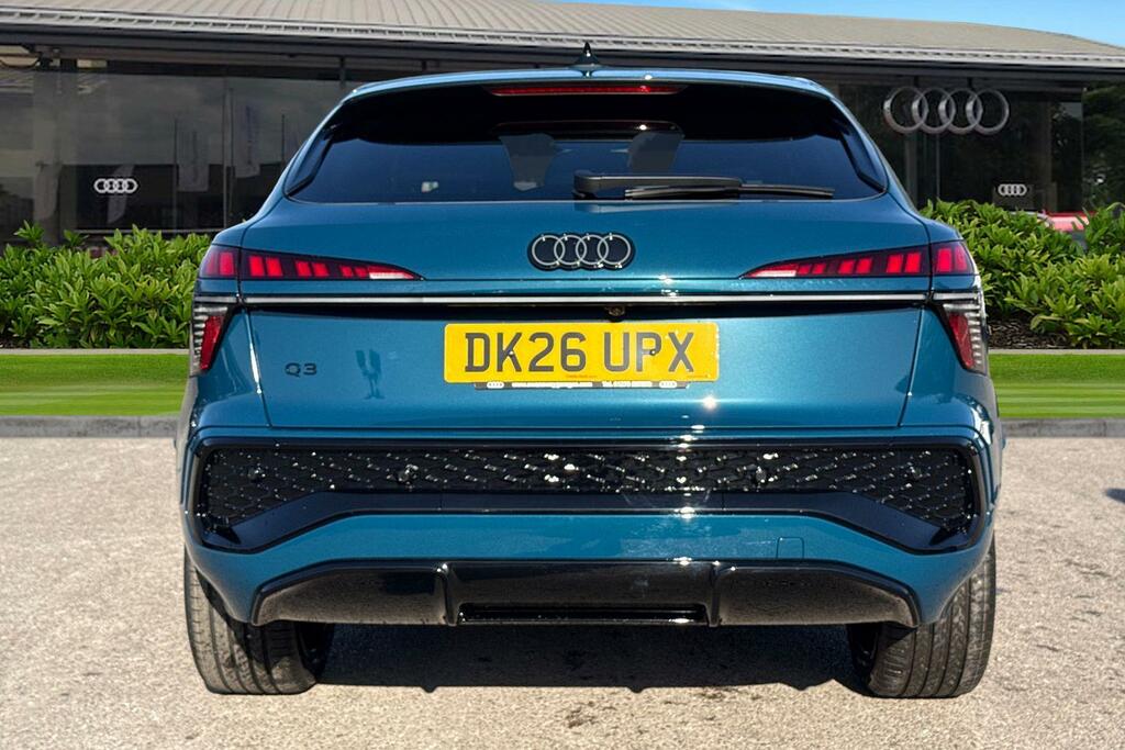 Audi Q3 1.5 Tfsi Edition 1 Sportback S Tronic Euro 6 Ss DK26UPX Blue #4