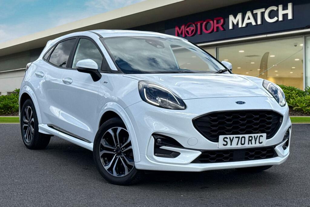Ford Puma 1.0T Ecoboost Mhev St-line Euro 6 Ss White
