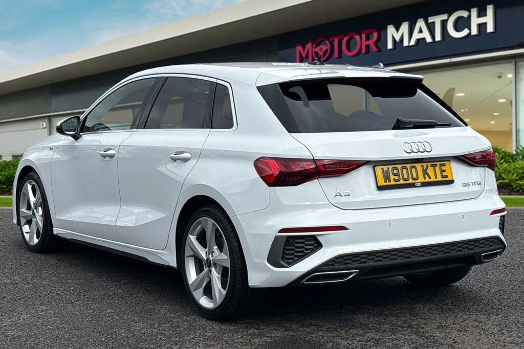 Audi A3 1.5 Tfsi 35 S Line Sportback Euro 6 Ss W900KTE White #2
