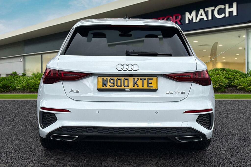Audi A3 1.5 Tfsi 35 S Line Sportback Euro 6 Ss W900KTE White #4