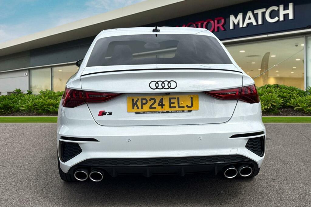 Audi S3 2.0 Tfsi Black Edition S Tronic Quattro Euro 6 S KP24ELJ White #4