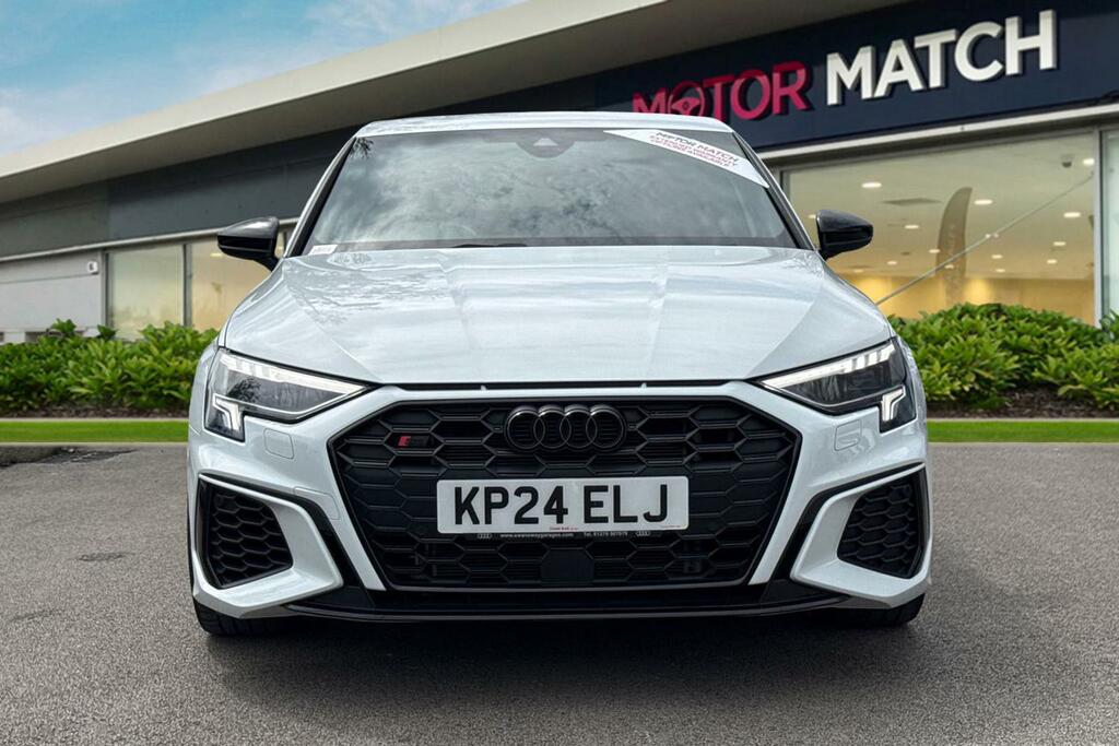 Audi S3 2.0 Tfsi Black Edition S Tronic Quattro Euro 6 S KP24ELJ White #5