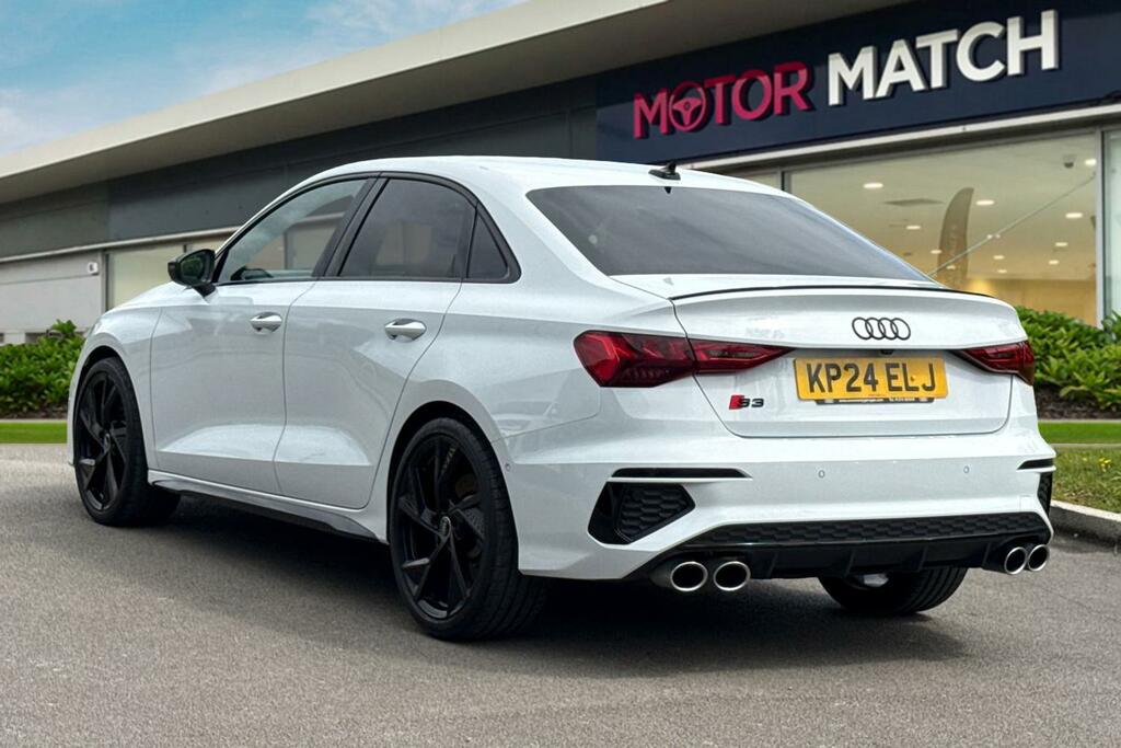 Audi S3 2.0 Tfsi Black Edition S Tronic Quattro Euro 6 S KP24ELJ White #2