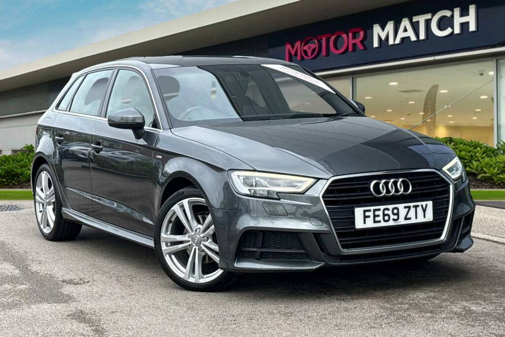 Audi A3 1.6 Tdi 30 S Line Sportback S Tronic Euro 6 Ss Grey