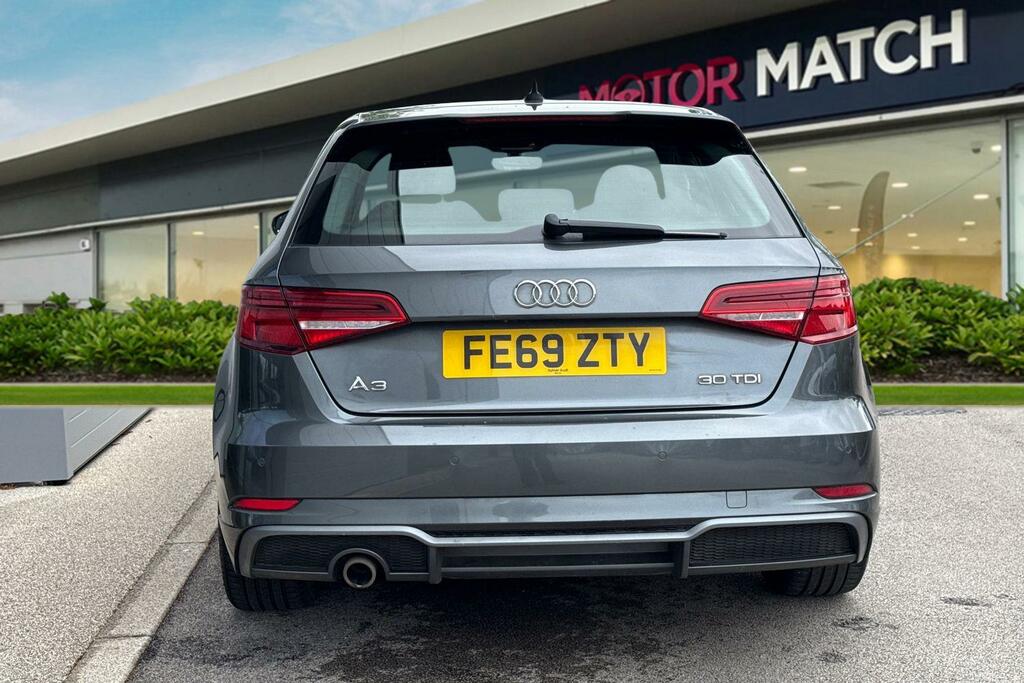 Audi A3 1.6 Tdi 30 S Line Sportback S Tronic Euro 6 Ss FE69ZTY Grey #4
