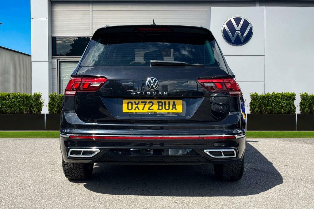 Volkswagen Tiguan 1.5 Tsi 150 R-line Edition Dsg 1 Year Vw Warr OX72BUA Black #4