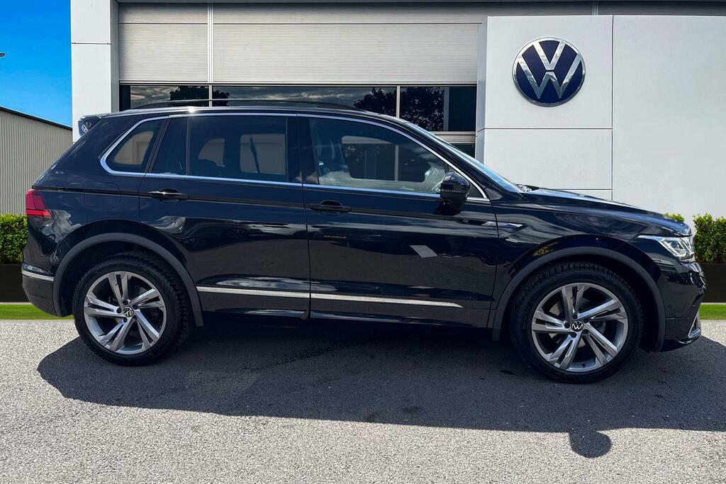Volkswagen Tiguan 1.5 Tsi 150 R-line Edition Dsg 1 Year Vw Warr OX72BUA Black #3