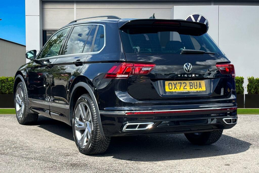 Volkswagen Tiguan 1.5 Tsi 150 R-line Edition Dsg 1 Year Vw Warr OX72BUA Black #2