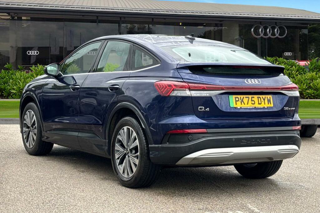 Audi Q4 E Tron Q4 Sportback Sport 35 E-tron 125,00 Kw PK75DYW Blue #2