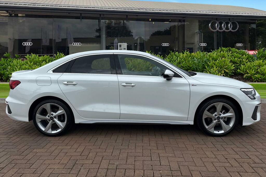Audi A3 1.5 Tfsi 35 S Line Euro 6 Ss HF24VXU White #3