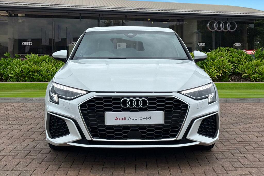 Audi A3 1.5 Tfsi 35 S Line Euro 6 Ss HF24VXU White #5