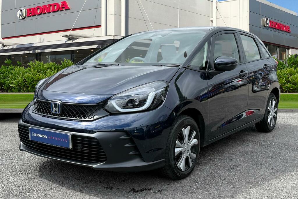 Honda Jazz 1.5 I-mmd Hybrid Elegance Ecvt ML75CZV Blue #6