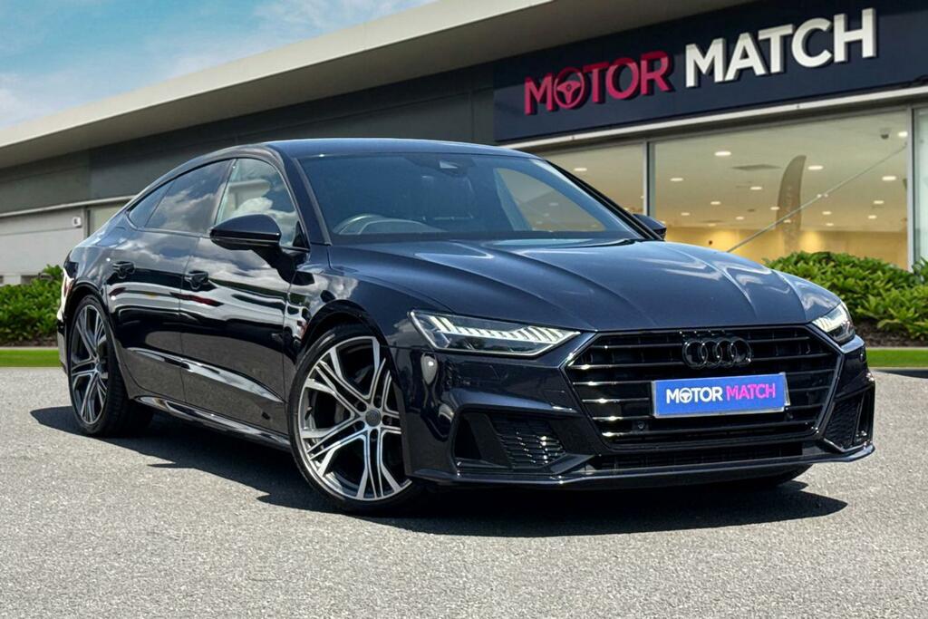 Audi A7 3.0 Tdi V6 50 S Line Sportback Tiptronic Quattro E Blue
