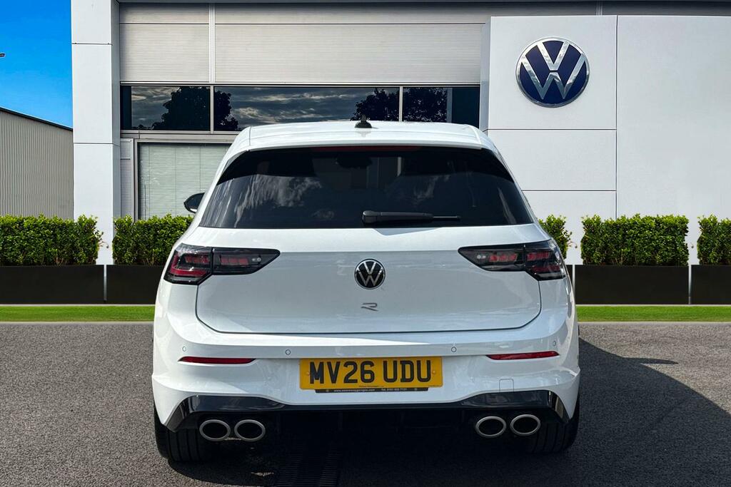 Volkswagen Golf 2.0 Tsi 333 R 4Motion Dsg Pan Roof 19 Est MV26UDU White #4