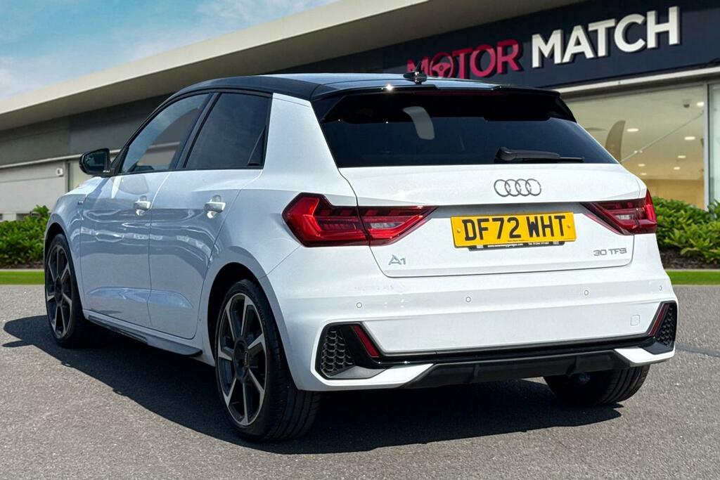 Audi A1 1.0 Tfsi 30 Black Edition Sportback S Tronic Euro DF72WHT White #2