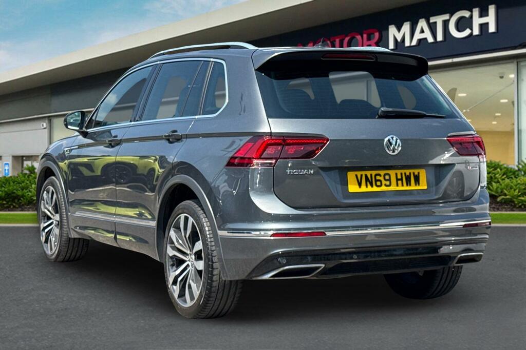 Volkswagen Tiguan 2.0 Bitdi R-line Tech Dsg 4Motion Euro 6 Ss VN69HWW Grey #2
