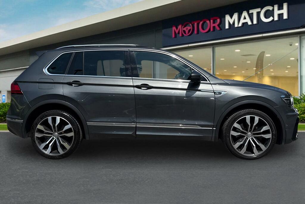 Volkswagen Tiguan 2.0 Bitdi R-line Tech Dsg 4Motion Euro 6 Ss VN69HWW Grey #3