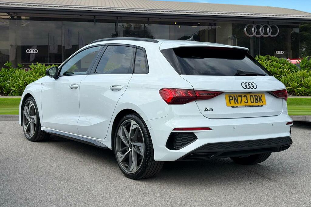 Audi A3 Black Edition 35 Tfsi 150 Ps S Tronic PN73OBK White #2