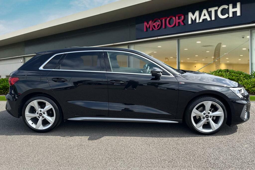 Audi A3 1.0 Tfsi 30 S Line Sportback Euro 6 Ss VN23MFA Black #3