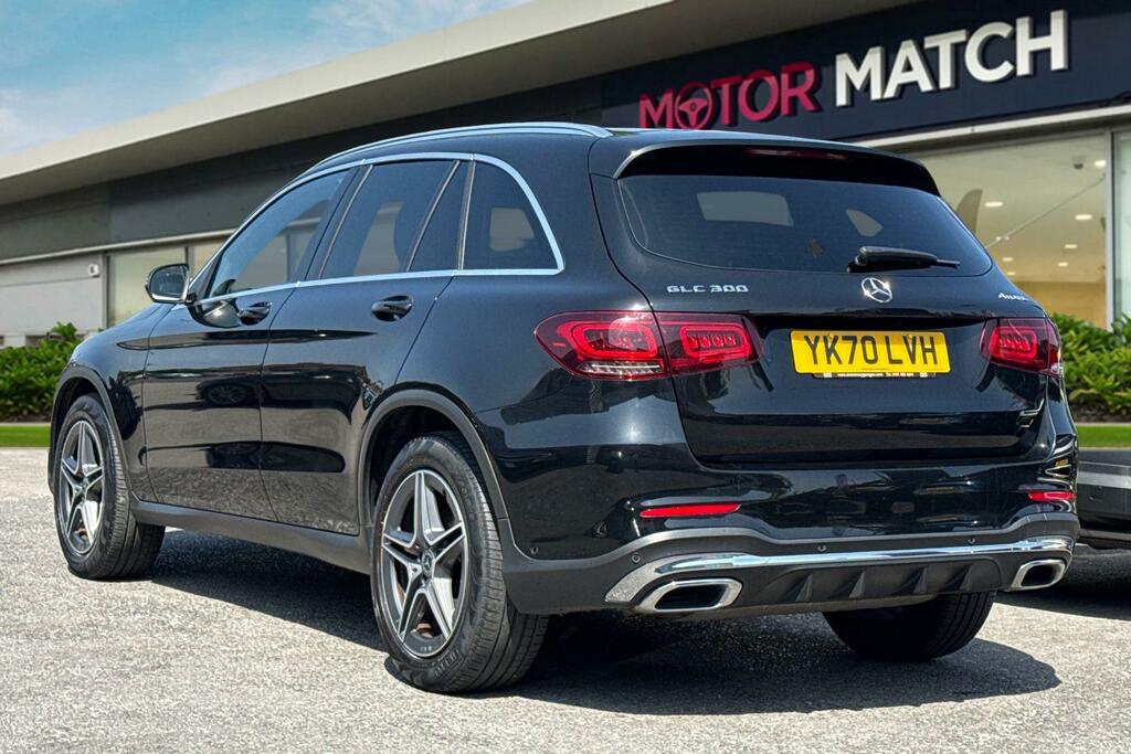 Mercedes-Benz GLC Class 2.0 Glc300 Mhev Amg Line G-tronic 4Matic Euro 6 YK70LVH Black #2