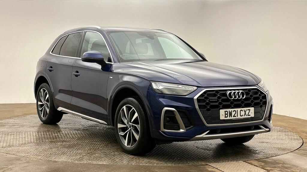 Audi Q5 S Line 40 Tdi Quattro 204 Ps S Tronic Blue
