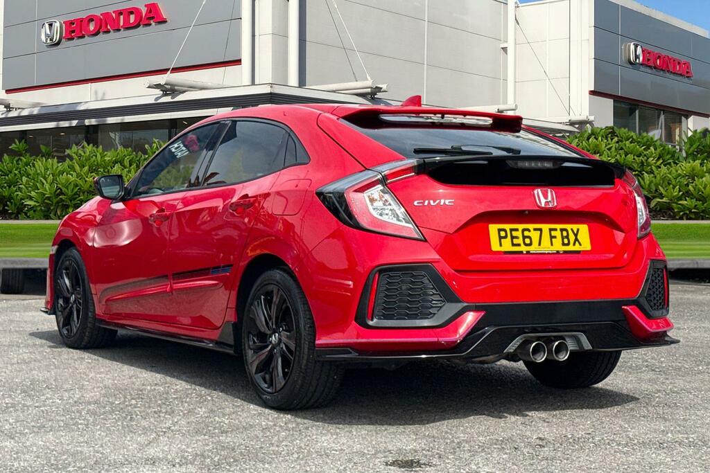 Honda Civic 1.5 Vtec Turbo Sport Cvt Red #2