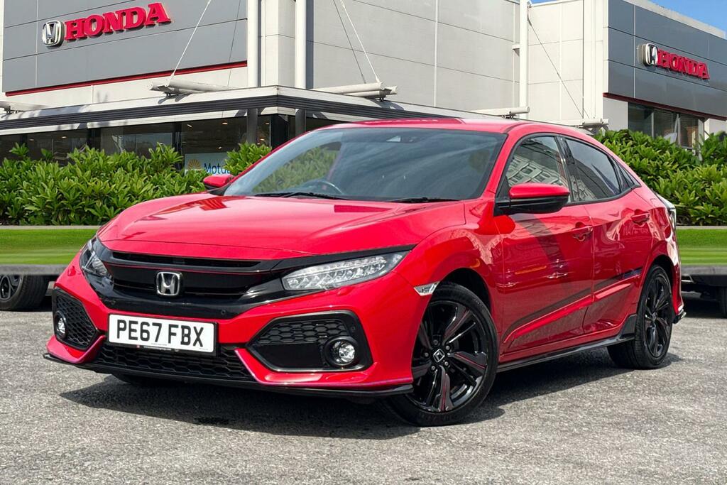 Honda Civic 1.5 Vtec Turbo Sport Cvt Red #6