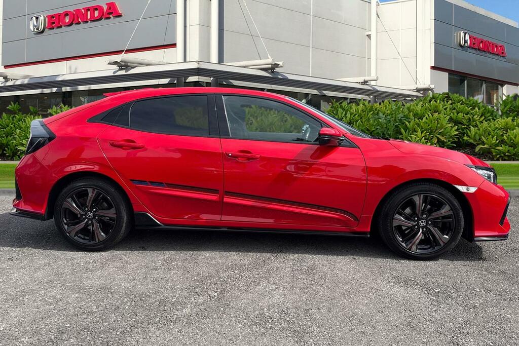Honda Civic 1.5 Vtec Turbo Sport Cvt Red #3