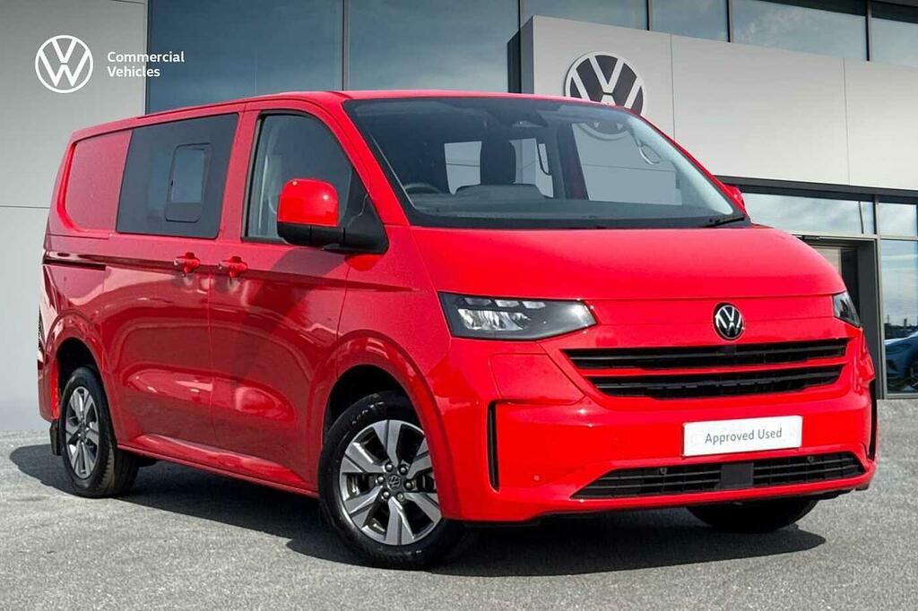 Volkswagen E-Transporter 160Kw 65Kwh Commerce Pro Kombi Van Red