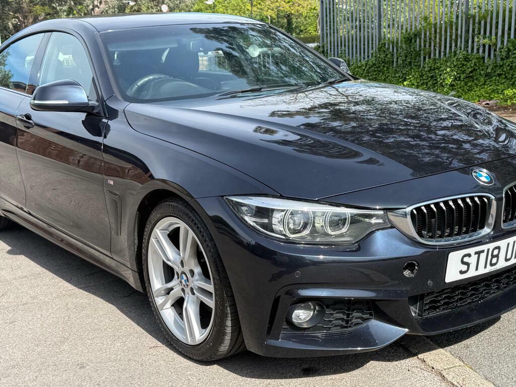 BMW 4 Series Gran Coupe 2.0 420D M Sport Euro 6 S S ST18UEW Black #2
