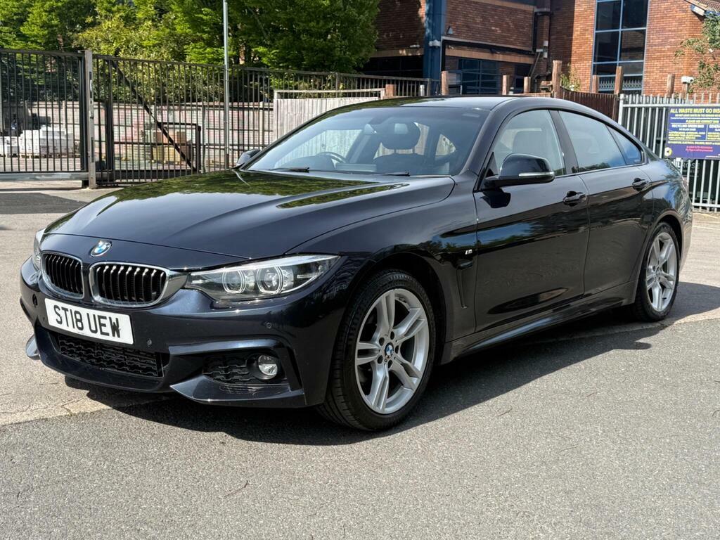 BMW 4 Series Gran Coupe 2.0 420D M Sport Euro 6 S S ST18UEW Black #5