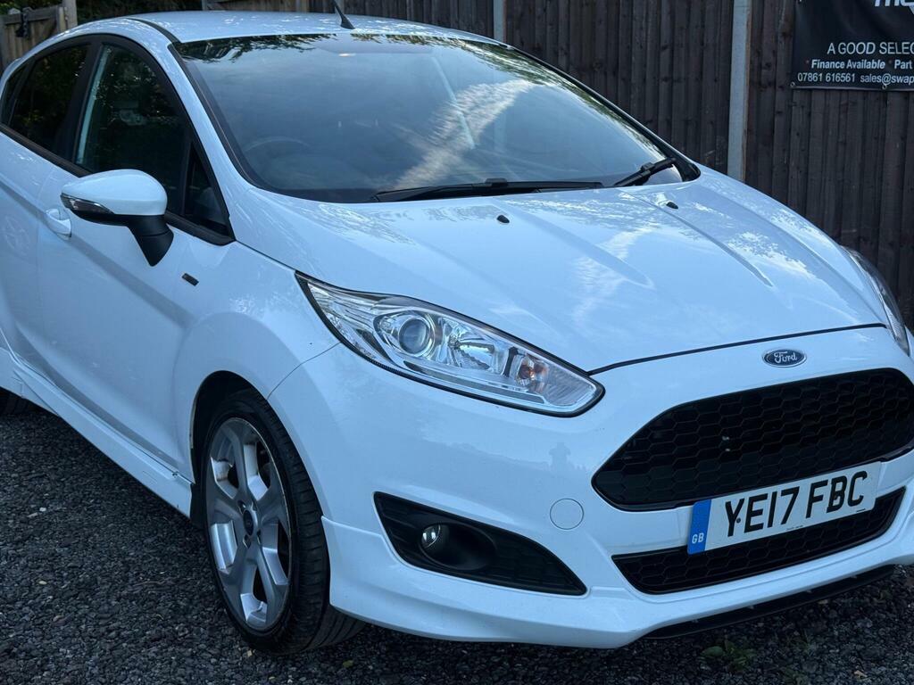 Ford Fiesta 1.0T Ecoboost St-line Euro 6 S S YE17FBC White #2