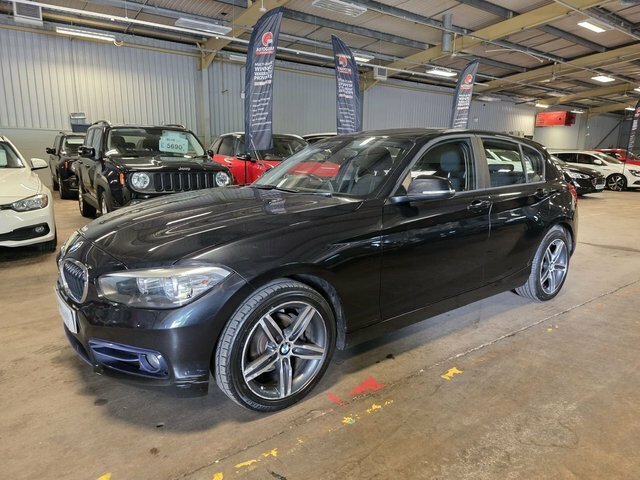 BMW 1 Series Hatchback YE65ULM Black #3