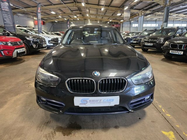 BMW 1 Series Hatchback YE65ULM Black #2
