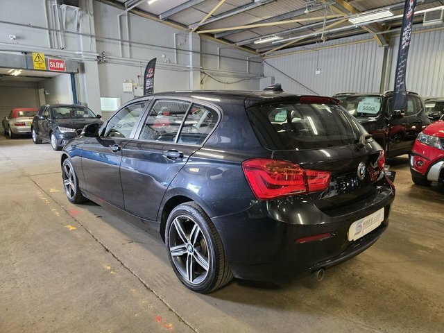 BMW 1 Series Hatchback YE65ULM Black #5