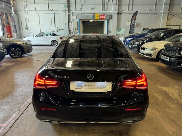 Mercedes-Benz A Class Saloon KR70YYJ Black #3