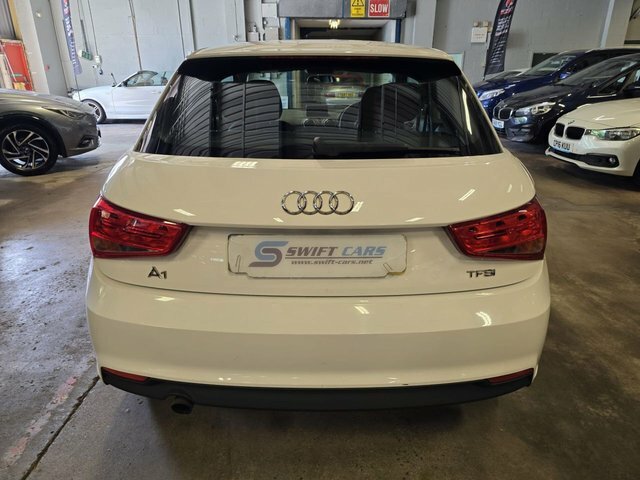 Audi A1 Hatchback MF17MHY White #6