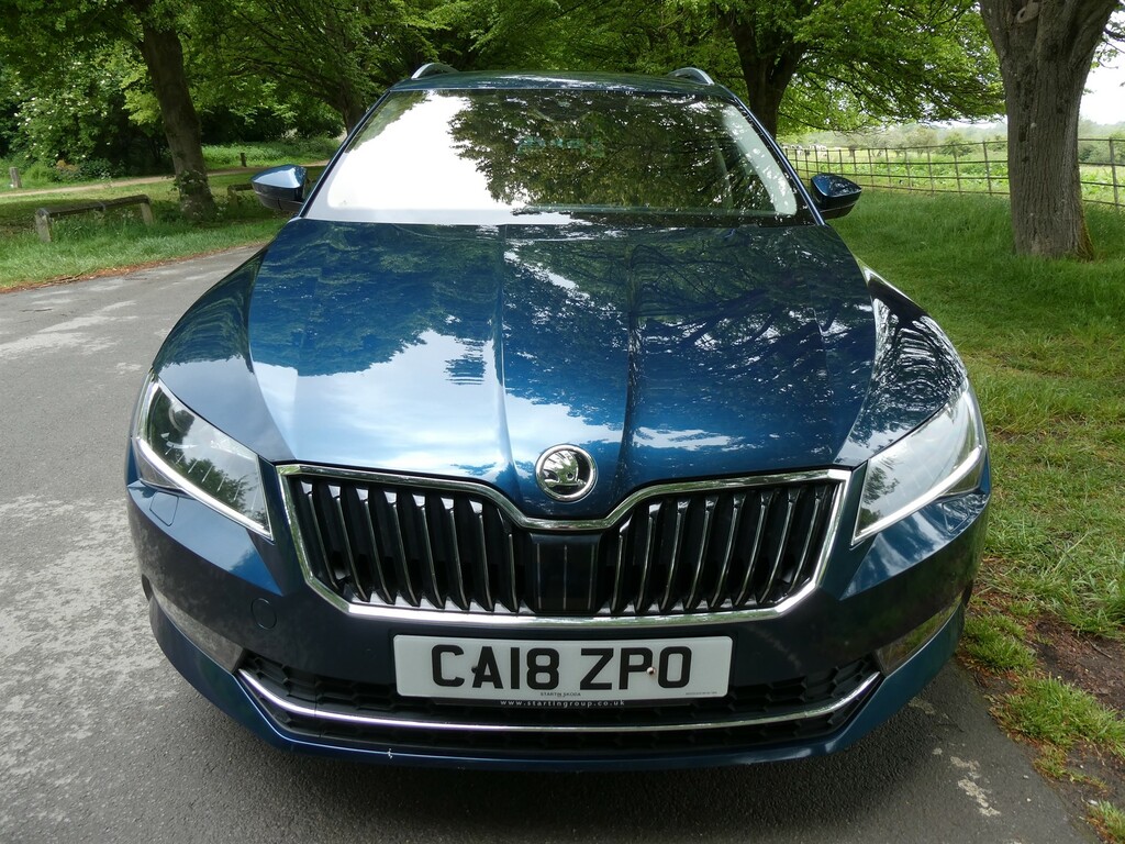 Skoda Superb 2.0 Tdi Laurin Klement Estate Dsg 4Wd Blue #2