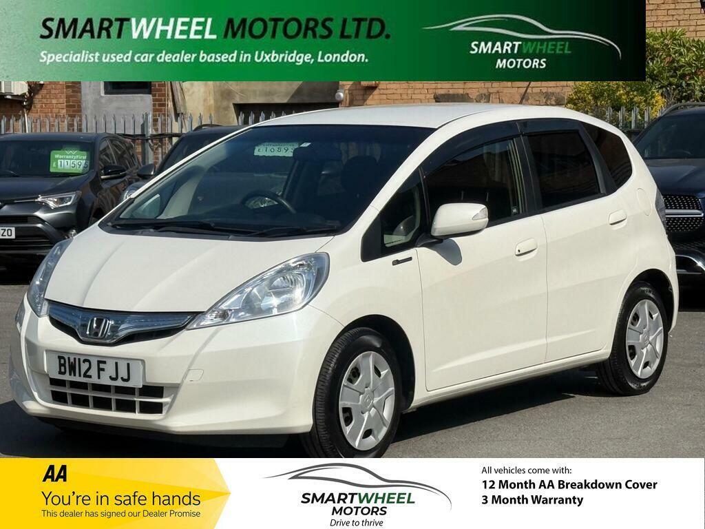 Honda Jazz 1.3H Ima Hs Hatchback Hybrid Cvt Euro 5 BW12FJJ White #3