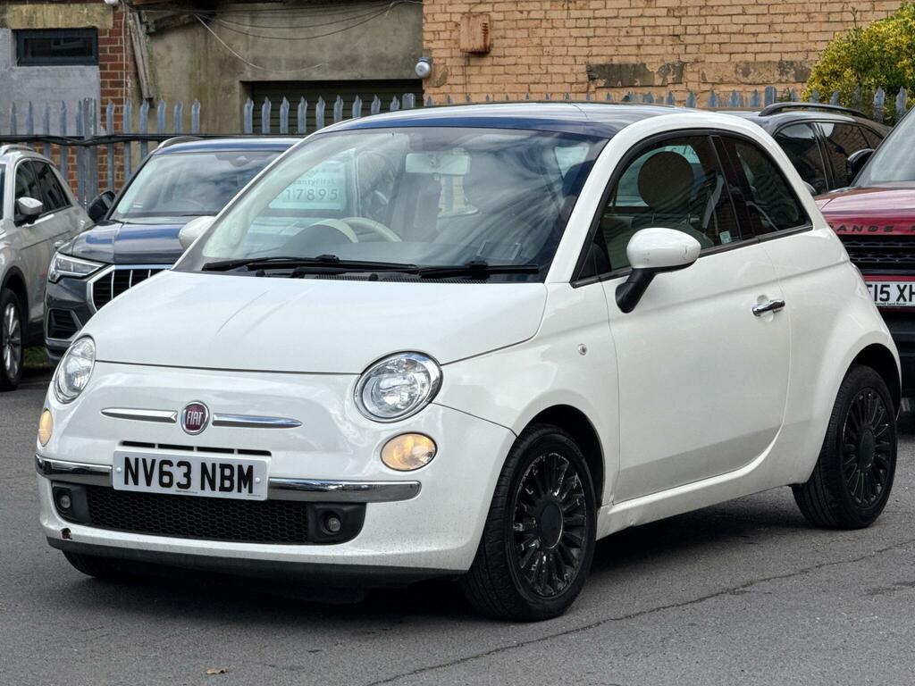 Fiat 500 1.2 Lounge Dualogic Euro 6 Ss NV63NBM White #3