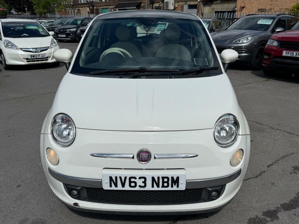 Fiat 500 1.2 Lounge Dualogic Euro 6 Ss NV63NBM White #2