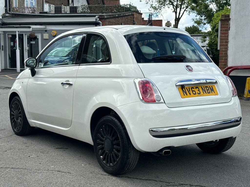 Fiat 500 1.2 Lounge Dualogic Euro 6 Ss NV63NBM White #4