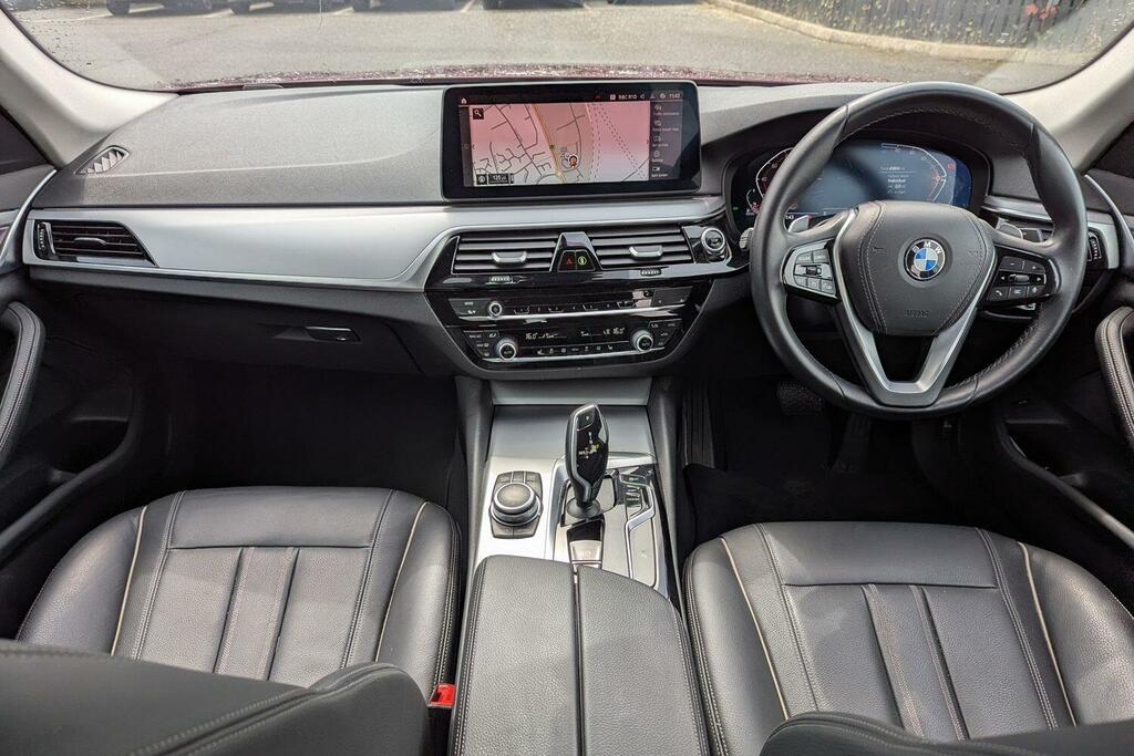 BMW 5 Series 520D Se Saloon AD22HRO Red #4
