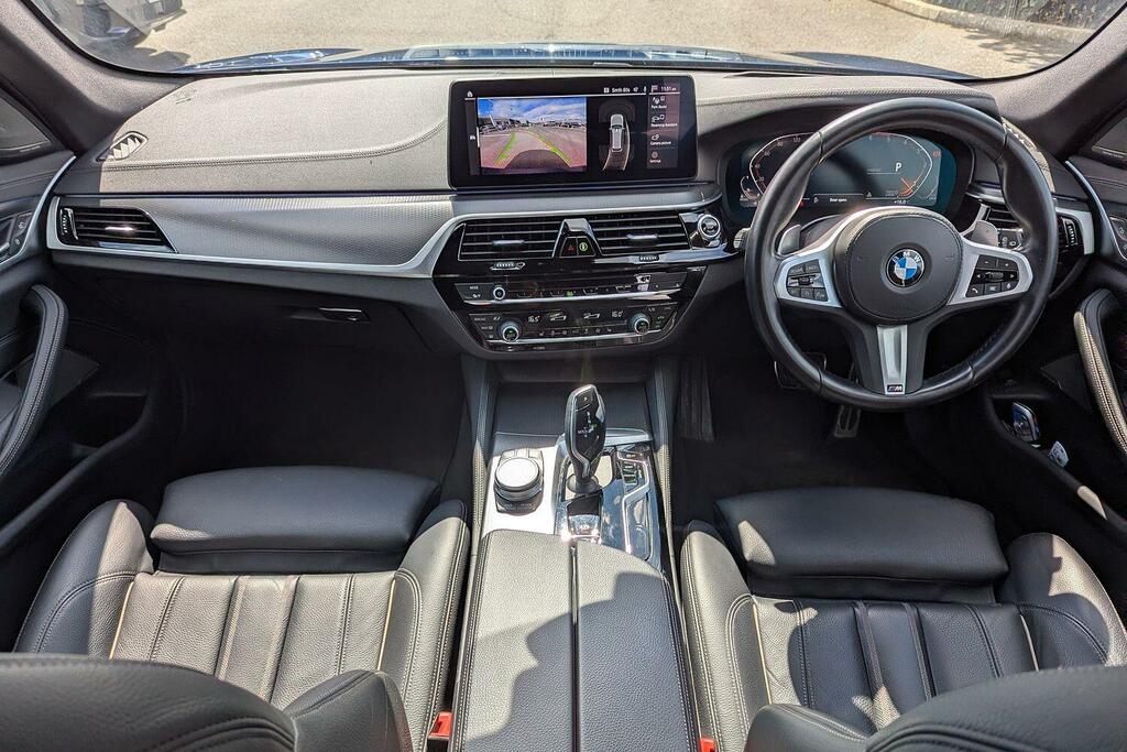 BMW 5 Series 530D Xdrive M Sport Touring WX23VWU Blue #4
