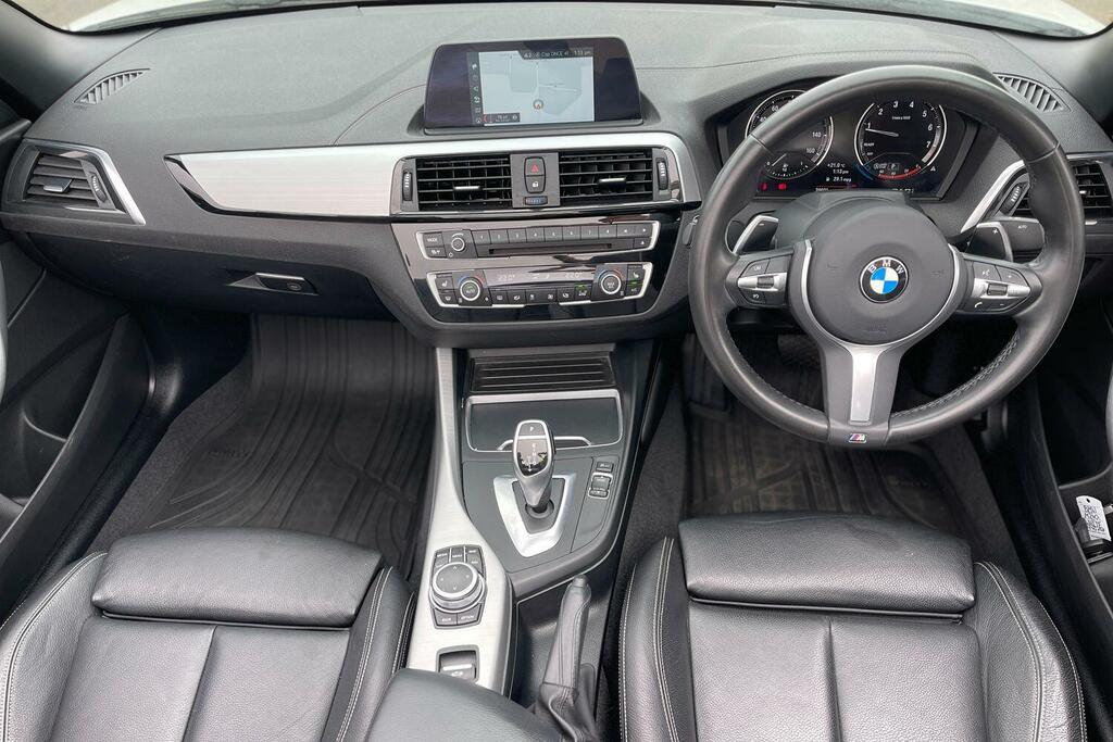 BMW 2 Series M240i Convertible White #4
