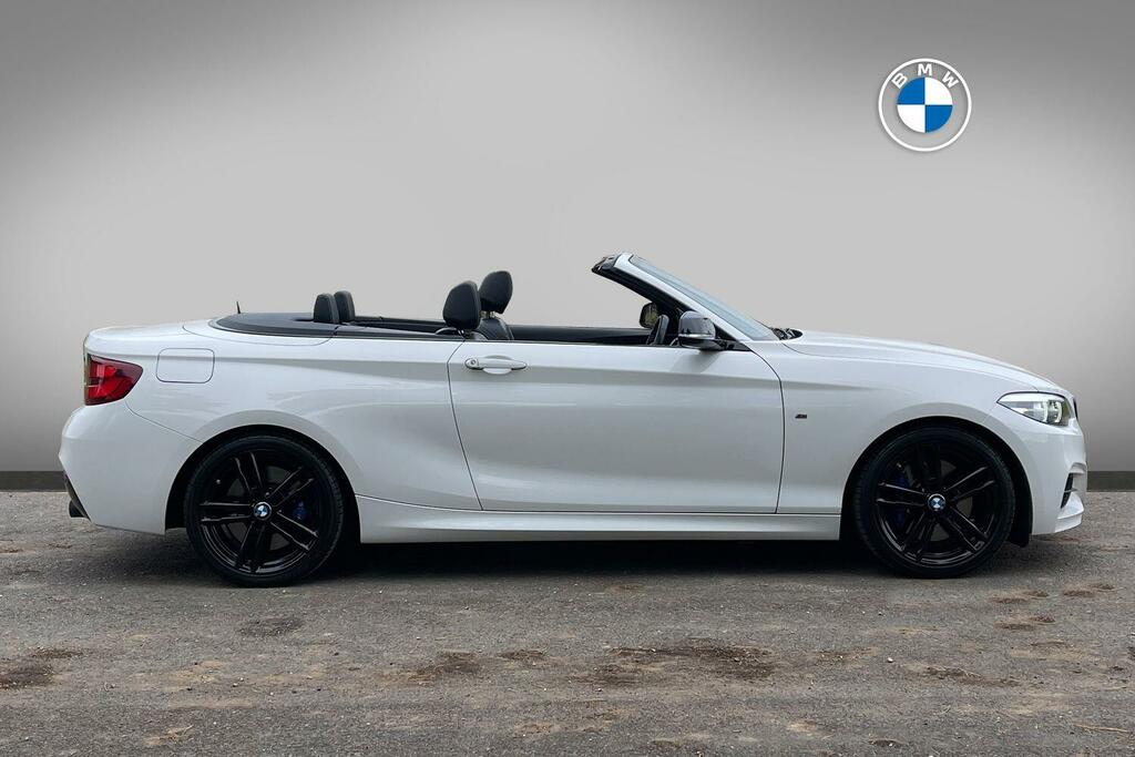 BMW 2 Series M240i Convertible White #2